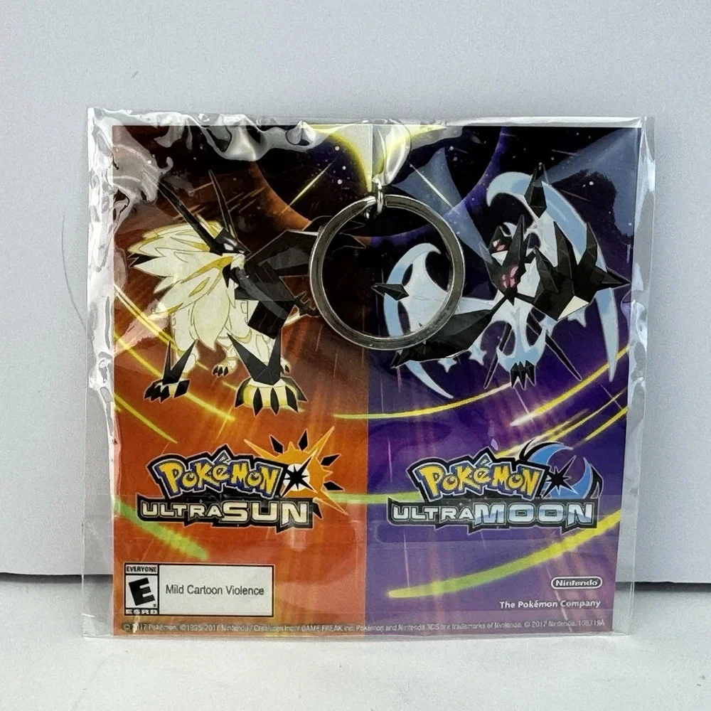Pokemon Ultra Sun 3DS Preorder Bonus‎ Dusk Mane Necrozma KEYCHAIN Sealed New